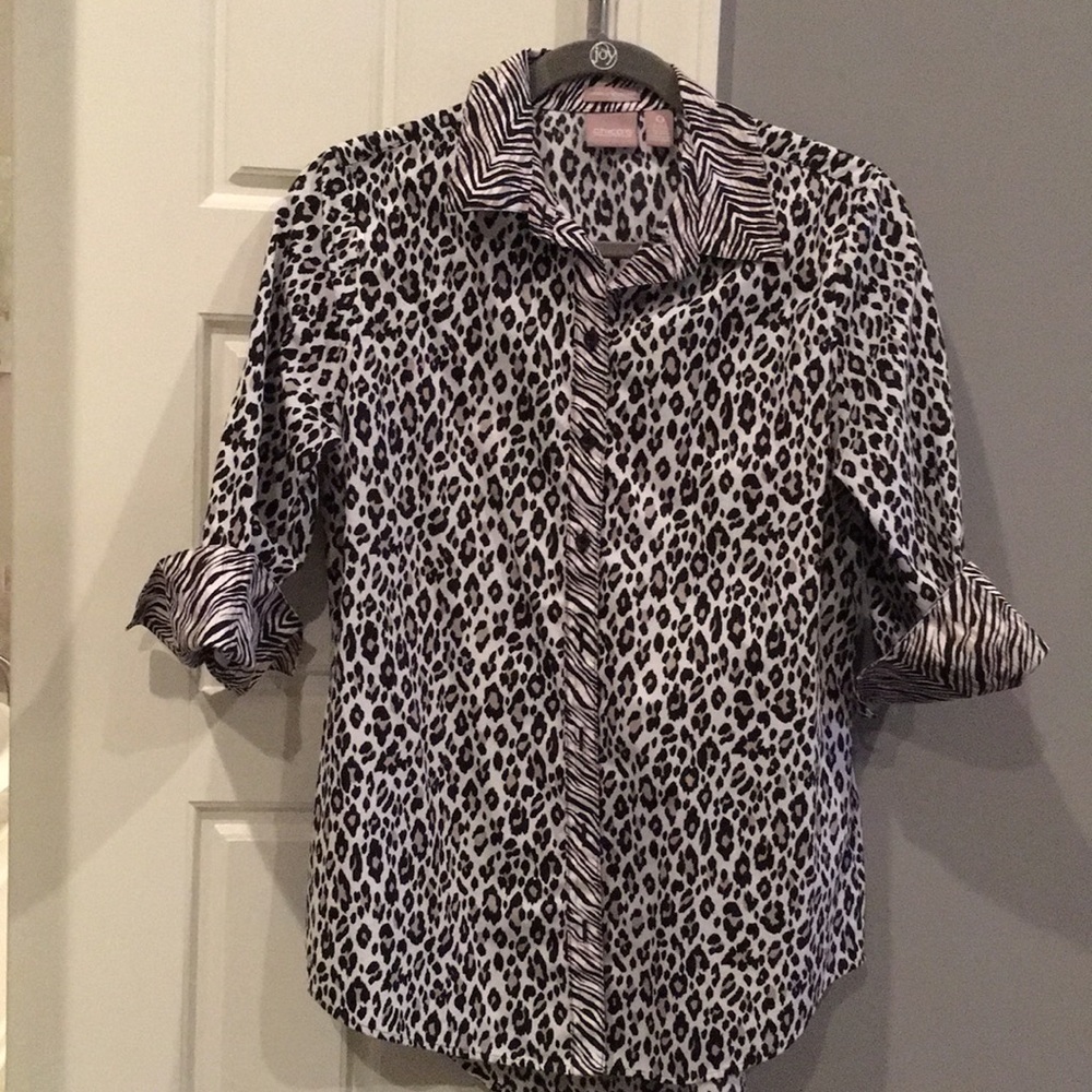 Wrinkle resistant leopard print